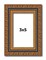 3x5 Classic Gold Picture Frame - UV Acrylic, Foam Board Backing, Hanging Hardware